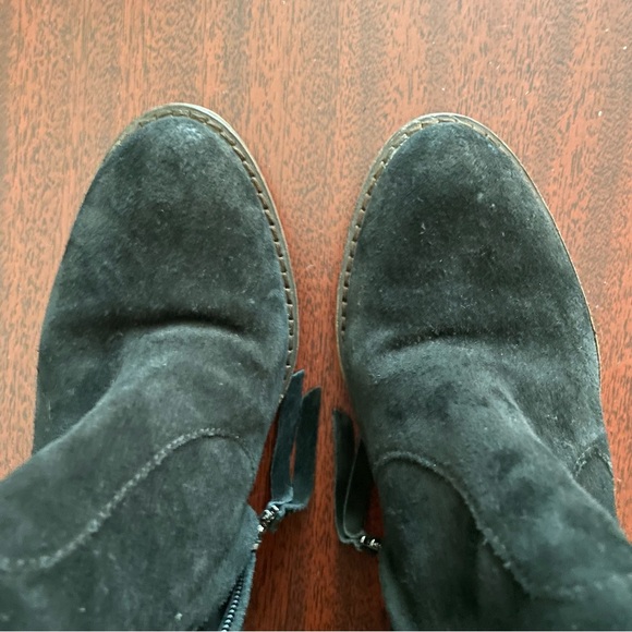 Sam Edelman Black Suede Ankle Booties - Picture 5 of 7